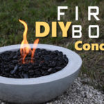 DIY Concrete Fire Bowl