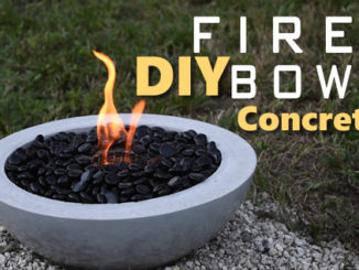 DIY Concrete Fire Bowl