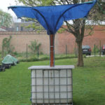 diy stand alone rain collector