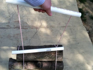 DIY PVC Wood Carrier