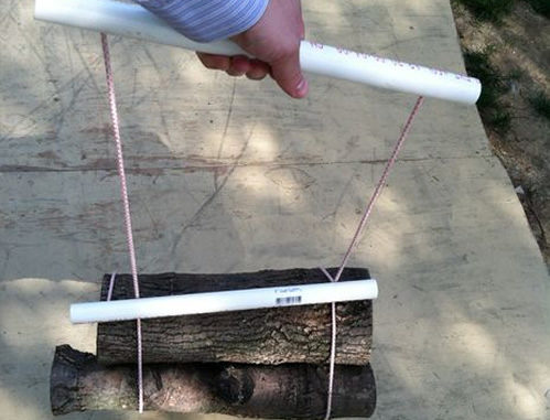 DIY PVC Wood Carrier