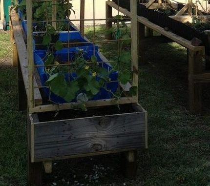 DIY Raised Garden Planter Stand