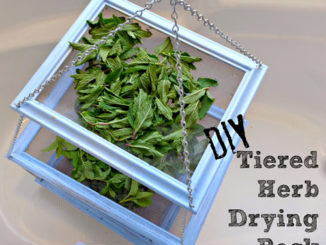 DIY Tiered Herb Drying Rack
