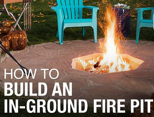 DIY In Ground Fire Pit