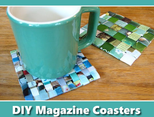 DIY Magazine Coasters