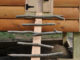 DIY Natural Stick Chicken Coop Ladder