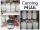 Canning Milk