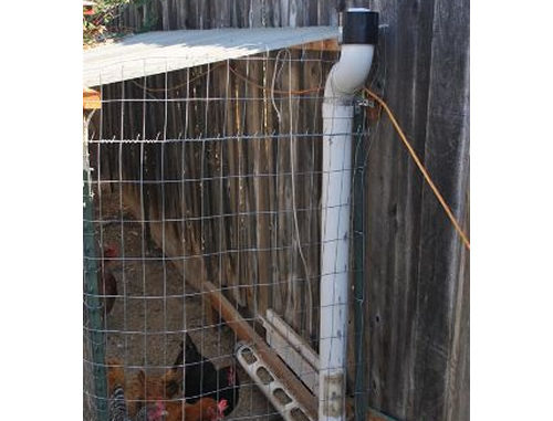 DIY PVC Long Arm Chicken Feeder