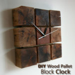 DIY Wood Pallet Block Clock