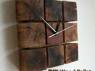 DIY Wood Pallet Block Clock