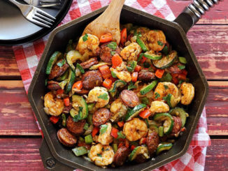 Shrimp And Sausage Skillet Recipe