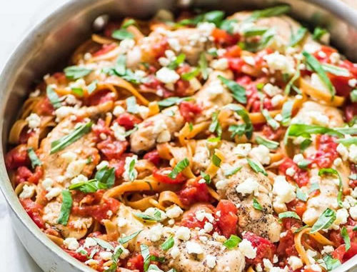 Chicken Feta Pasta Recipe