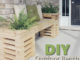 DIY Outdoor Planter Bench