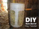 DIY Rain Barrel Hay Feeder