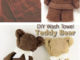 DIY Bath Towel Teddy Bear