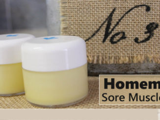 Homemade Sore Muscle Rub