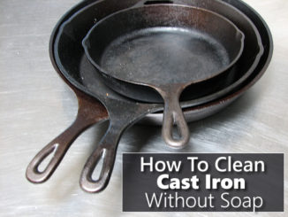 How To Clean Cast Iron Without Using Soap