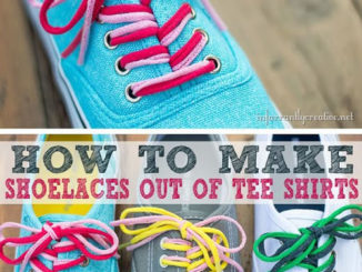 How To Make Shoelaces From Tshirts