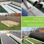 DIY U Shaped Raised Garden Beds