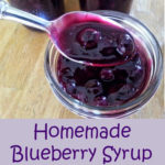 Homemade Blueberry Syrup Recipe