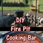 DIY Fire Pit Cooking Bar