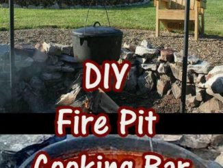 DIY Fire Pit Cooking Bar