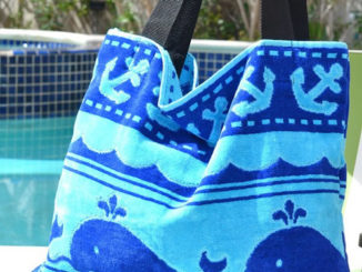 How To Make A DIY Towel Beach Bag