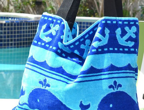 How To Make A DIY Towel Beach Bag