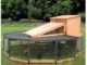 DIY Trampoline Chicken Coop