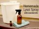 Homemade Lysol Spray