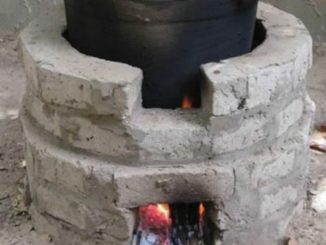 DIY Noflay Clay Brick Wood Stove
