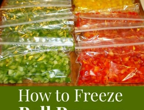 How To Freeze Bell Peppers