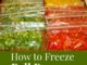 How To Freeze Bell Peppers