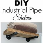 DIY Industrial Pipe Shelves