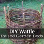 DIY Wattle Raised Garden Beds