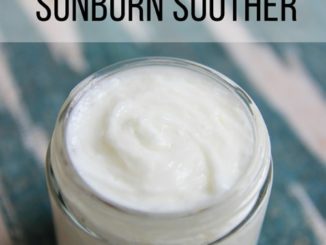 Homemade Sunburn Relief Cream