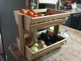 DIy Fruit & Veggie Storage Rack