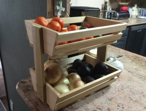 DIy Fruit & Veggie Storage Rack