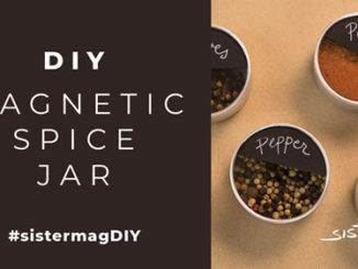 DIY Magnetic Spice Jars