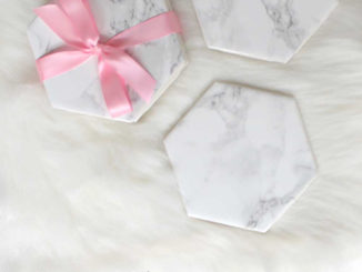 DIY Marble Coasters