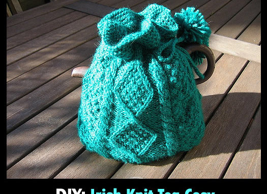 DIY Irish Knit Tea Cosy Pattern