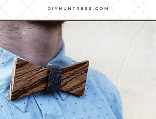 DIY Wooden Bow Ties