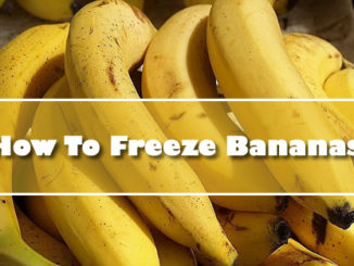 How To Freeze Bananas