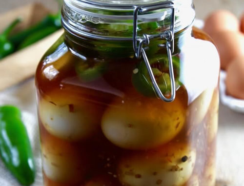 Spicy Pickled Eggs Recipe