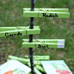 DIY Clothespin Plant Markers