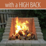 DIY High Brick Fire Pit