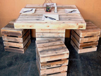 DIY Wood Pallet Dining Set