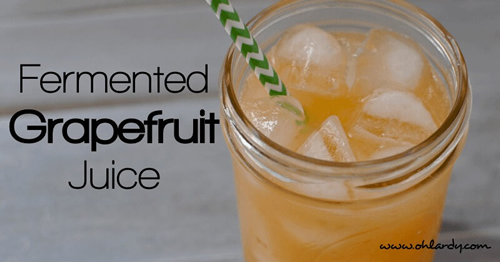 Fermented Grapefruit Juice