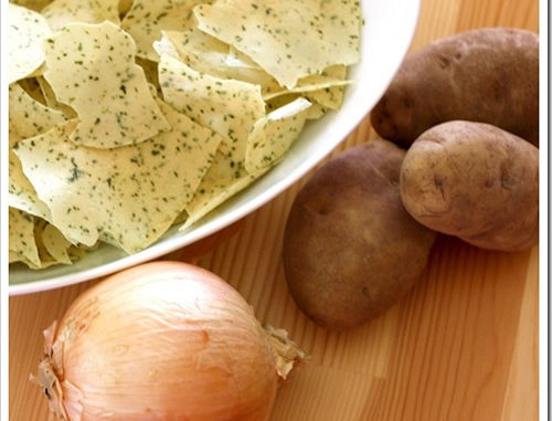 Homemade Sour Cream And Onion Chips