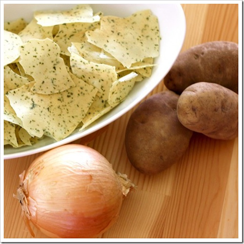 Homemade Sour Cream And Onion Chips